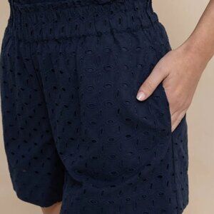 NWT Southern Tide Elyse Eyelet Shorts Size Large